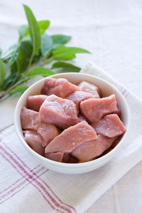 Lean Cubed Pork
